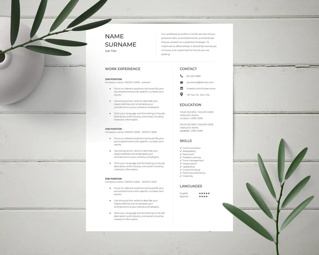 Resume Template